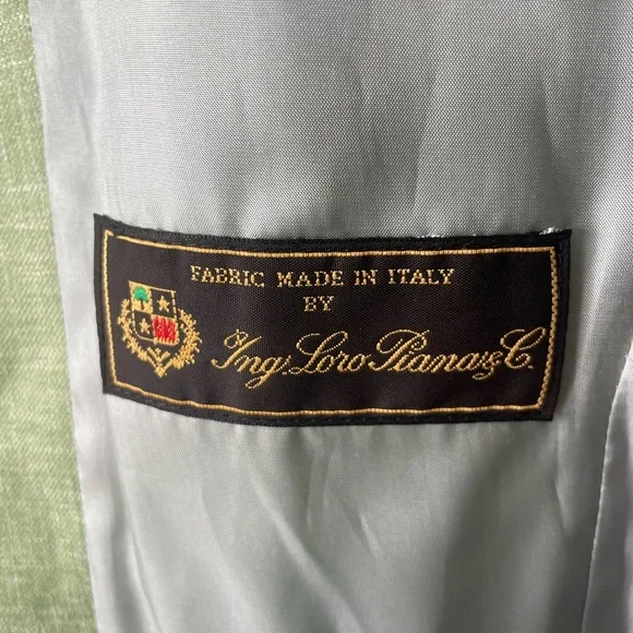 ZANELLA PLATINUM LORO PIANA FABRIC JACKET Size 8 - Picture 6 of 14